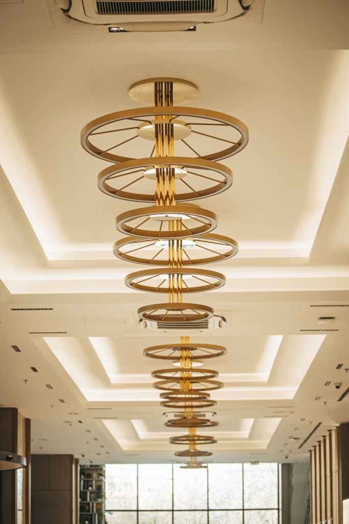 contemporary circular pendant light design